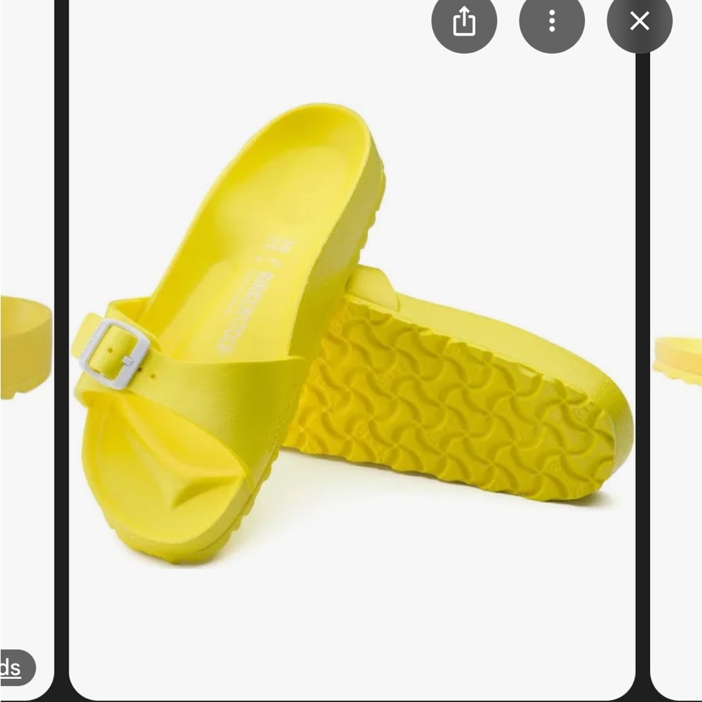 Birkenstock Women's Madrid Sandals in Bright Yellow